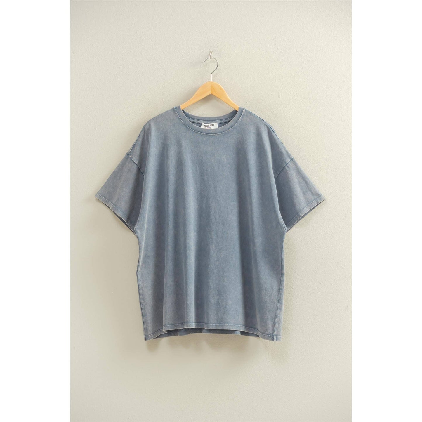 Mineral Wash Oversized Crew Neck Tee