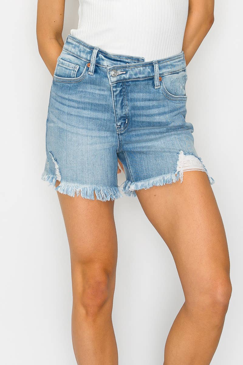 Artemis VintageECO FRIENDLY HIGH RISE CROSSOVER SHORTS
