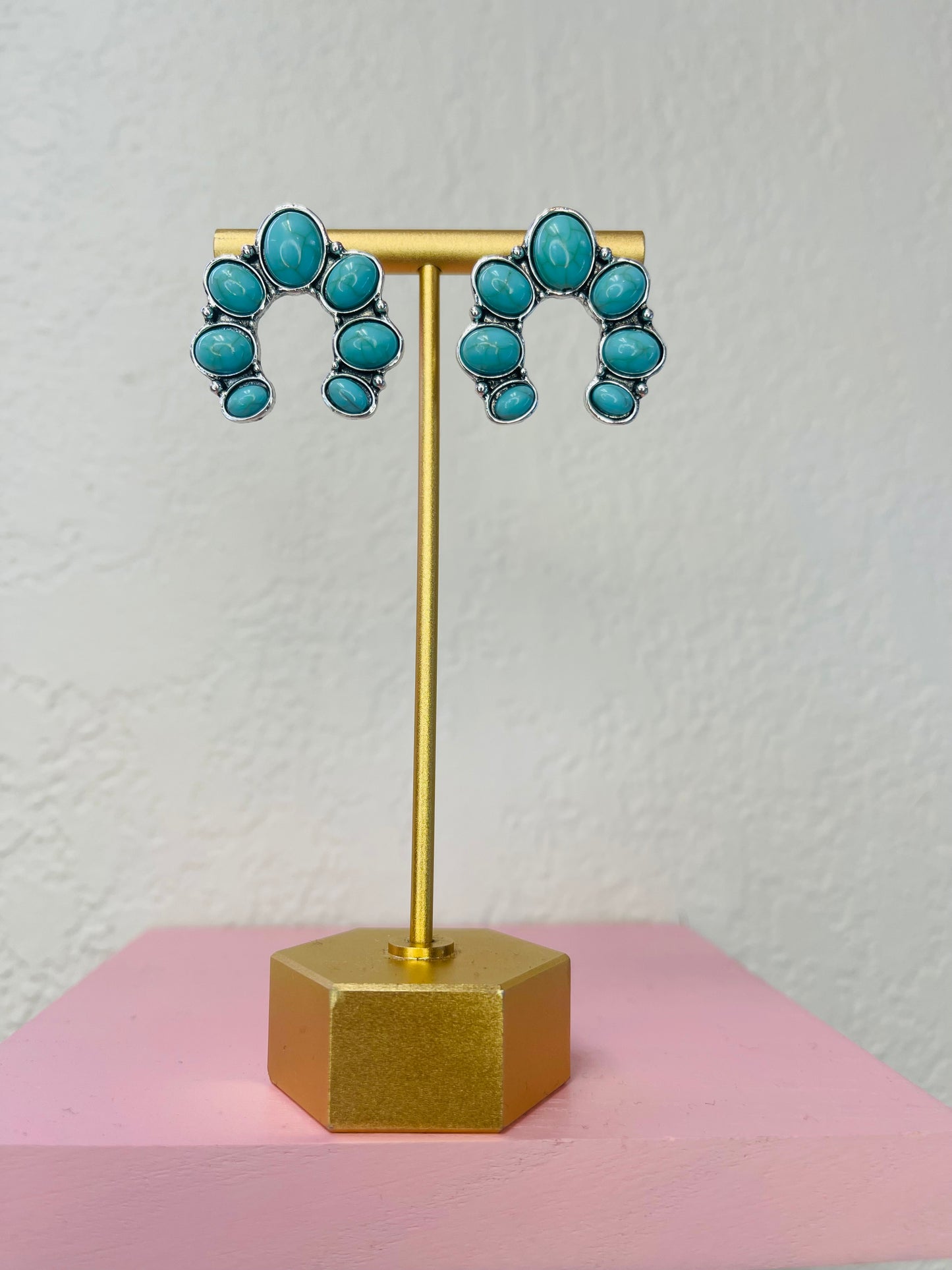 Turquoise Gem Studs