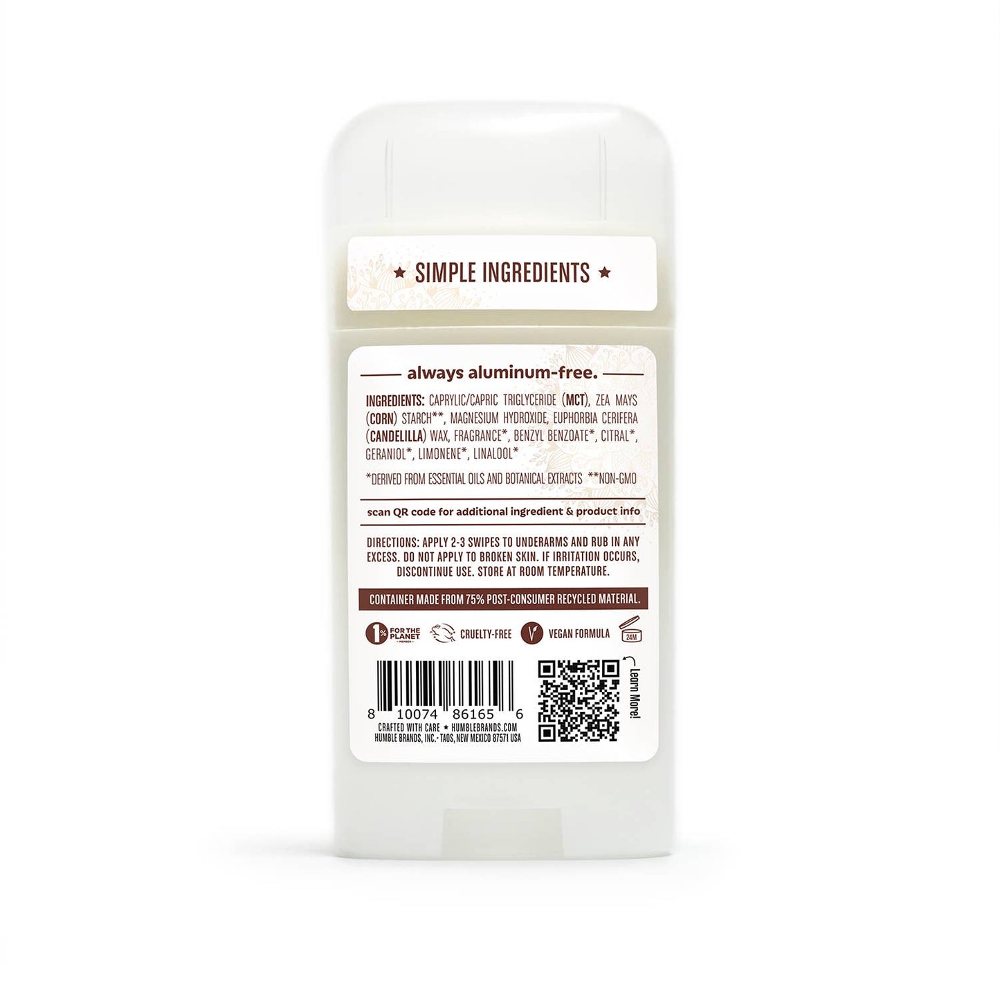 Vanilla & Cardamom Vegan & Sensitive Deodorant