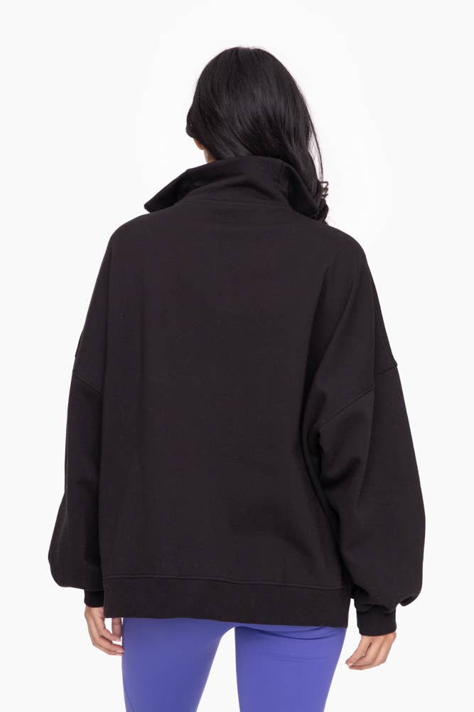Oversized Half Zip Pullover