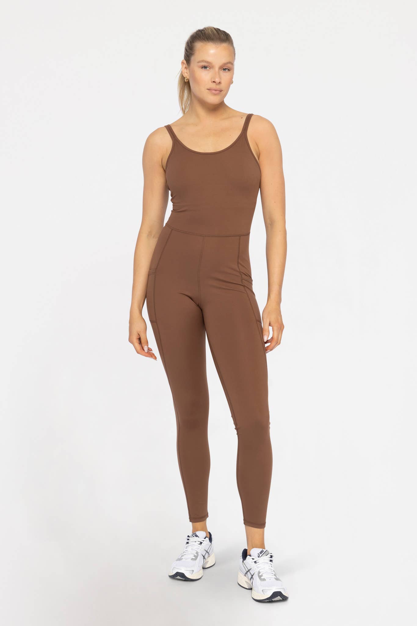 MonoB Sleeveless Full Length Catsuit