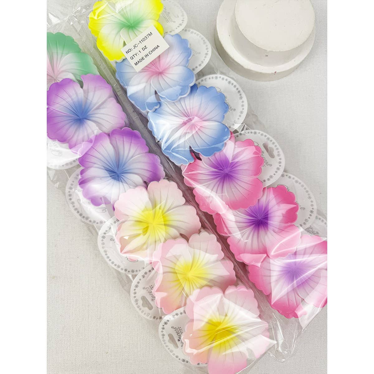 Hibiscus Inspired Flower Design Hair Claw