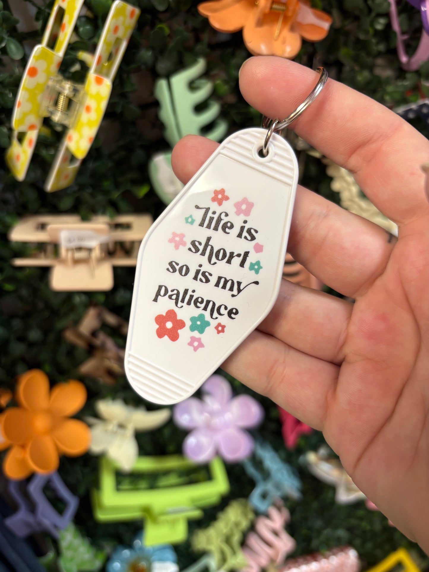 Patience Keychain