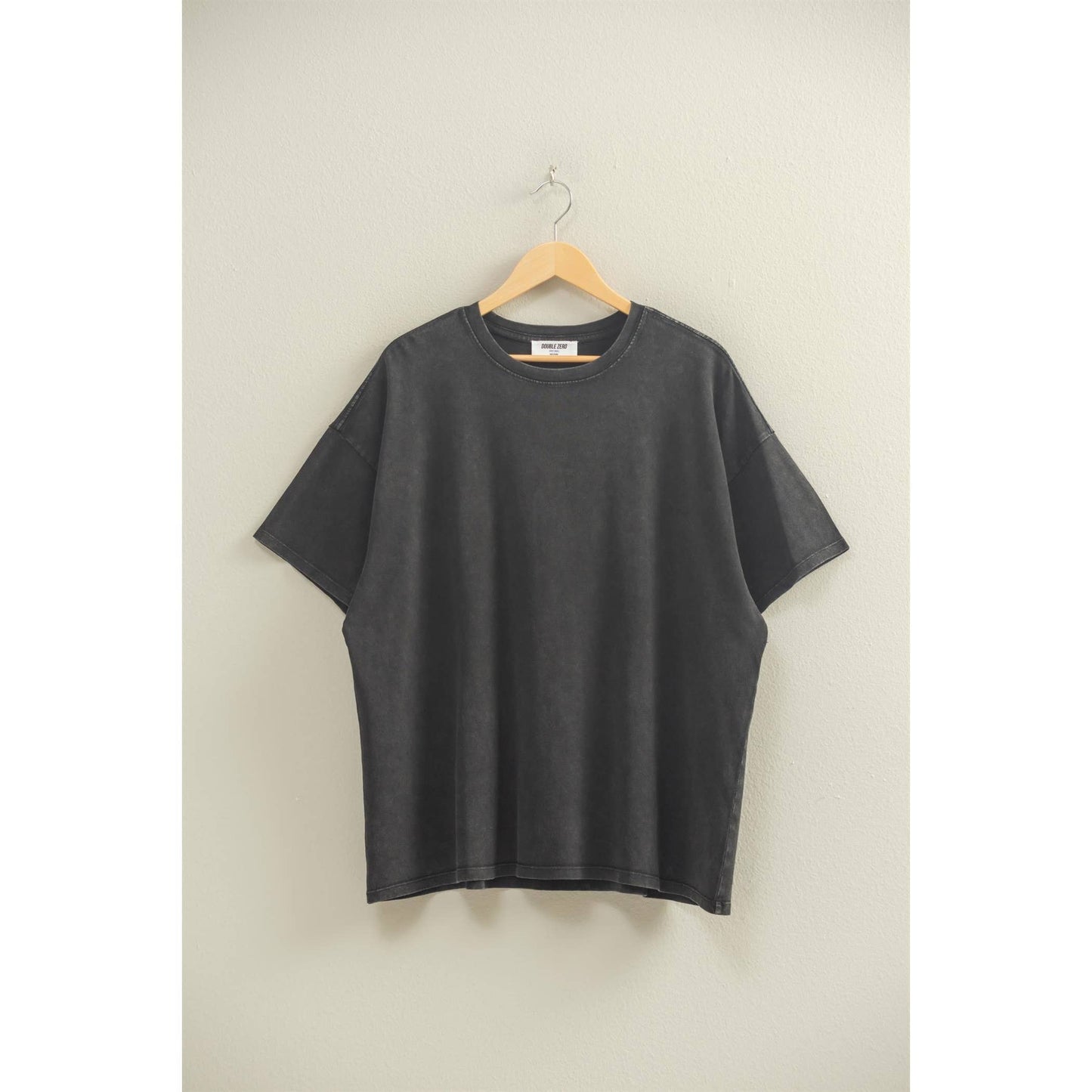 Mineral Wash Oversized Crew Neck Tee