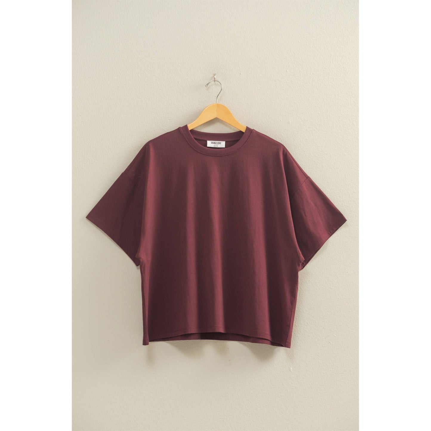Crew Neck Short Sleeve Oversized T-Shirt