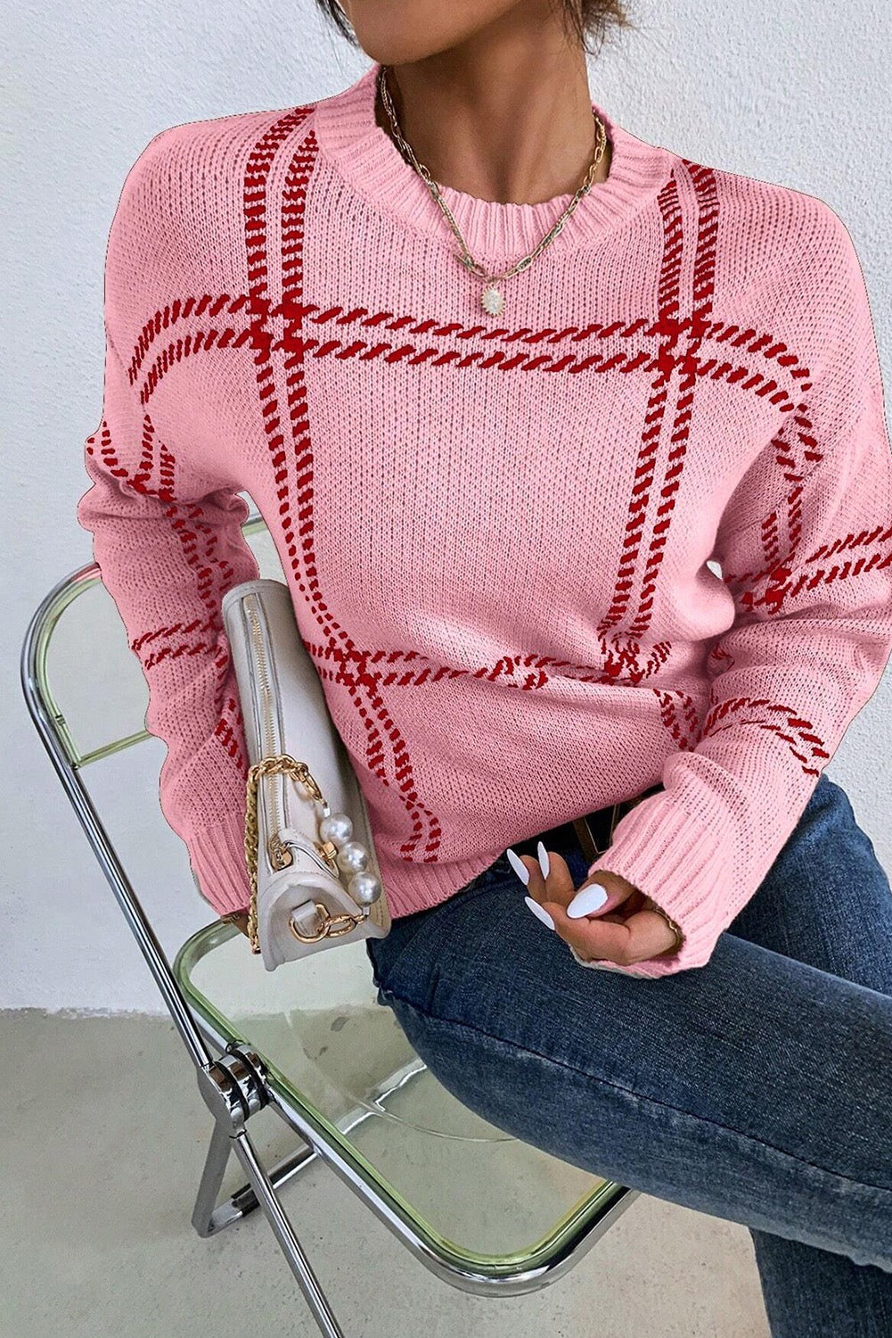 Sweetheart Drop Shoulder Sweater