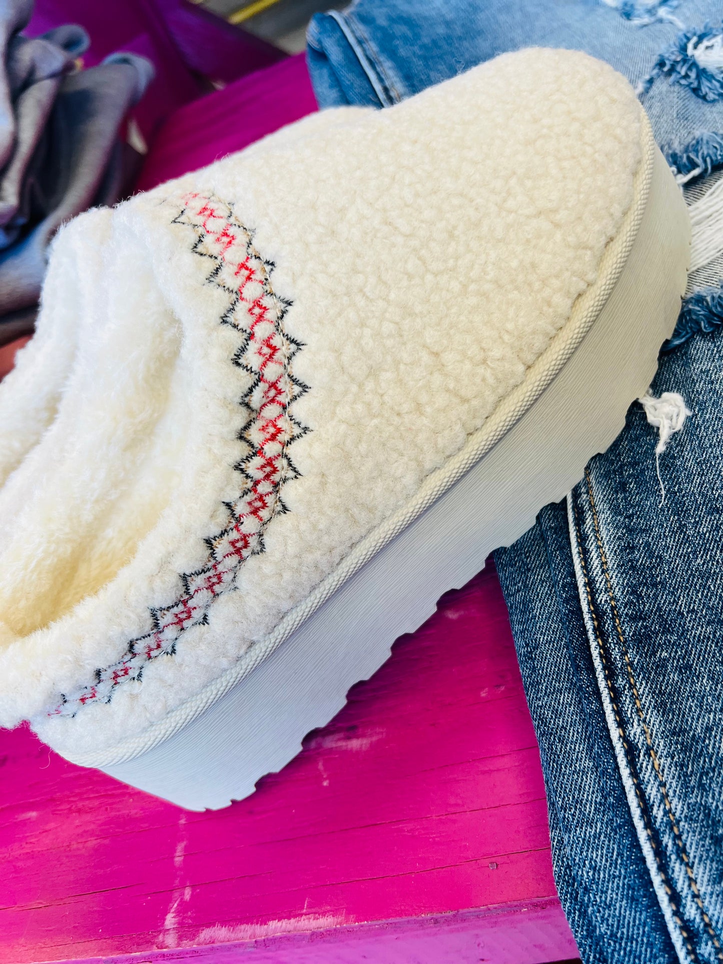 Sherpa Platform Slipper
