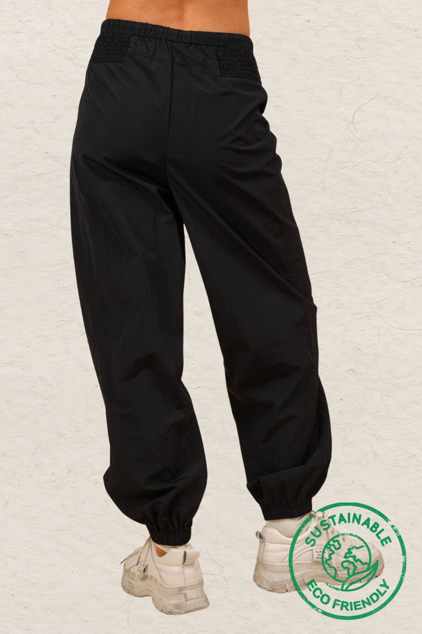 ECO Side Smocking Activewear Jogger Pants