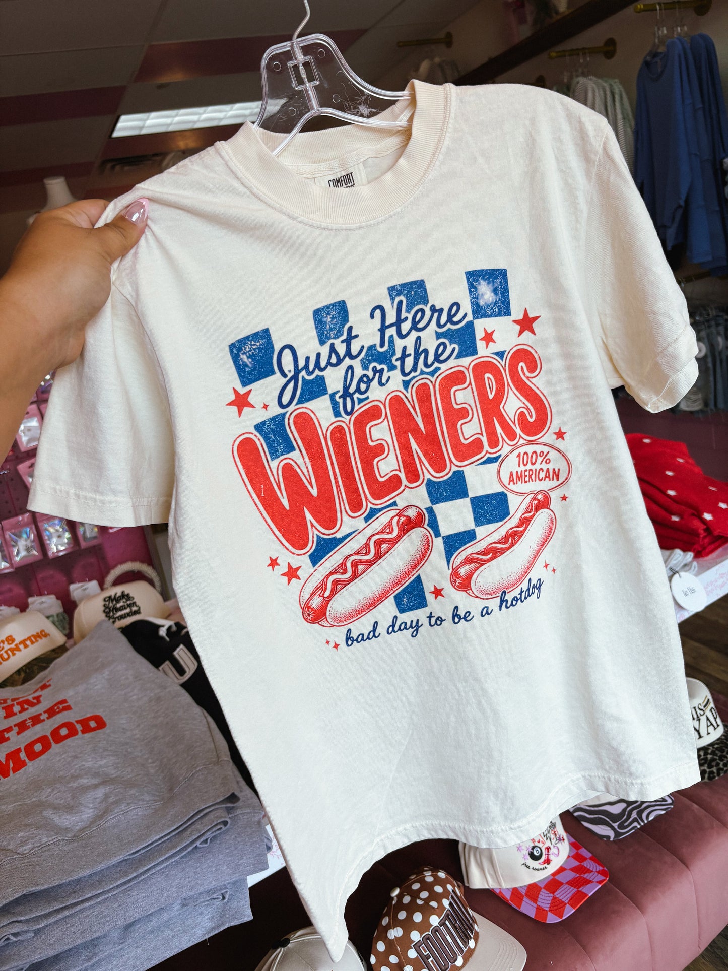 Here For The Weiners Tee