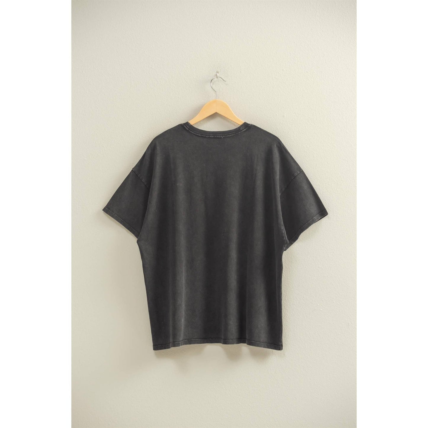 Mineral Wash Oversized Crew Neck Tee