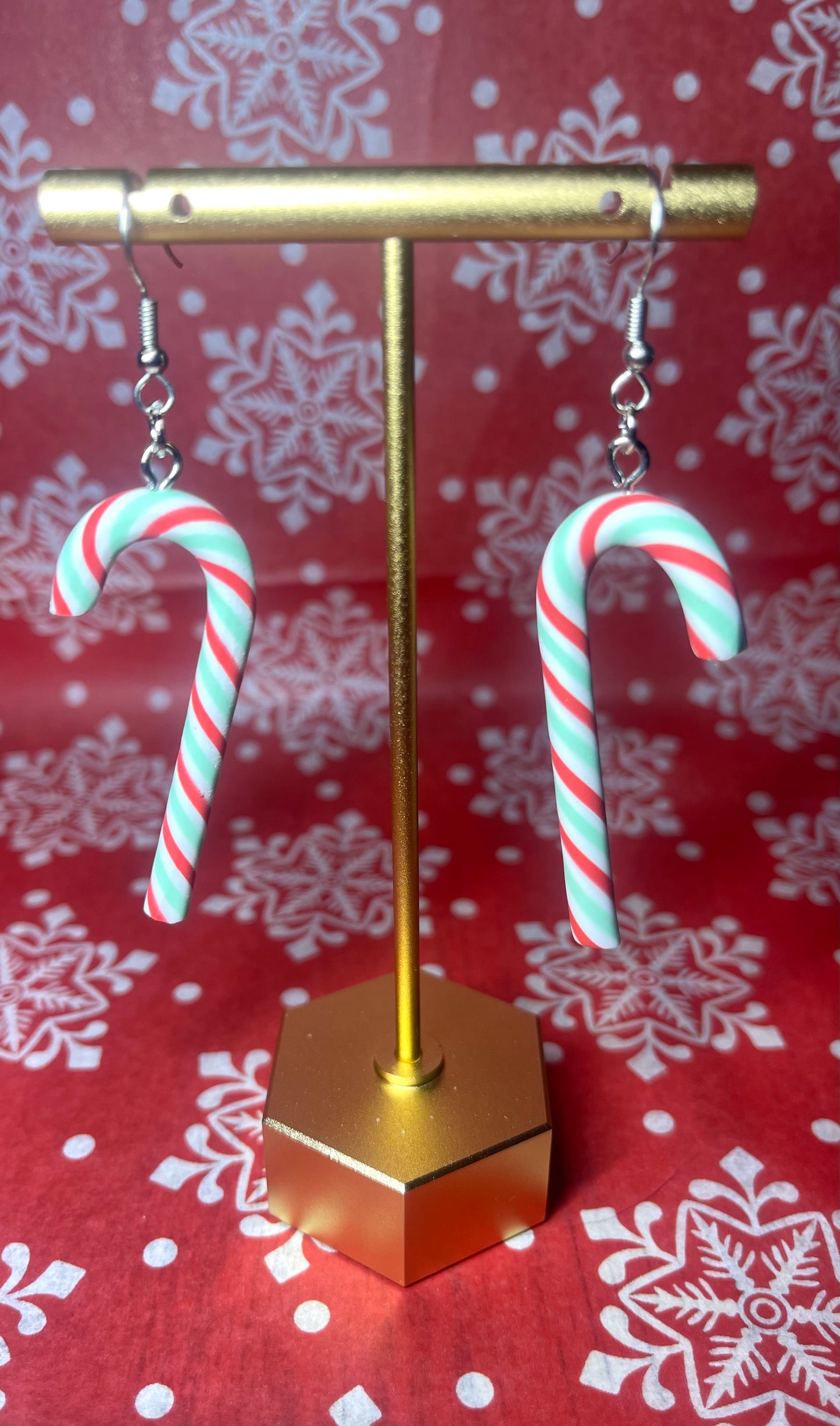 Candy Cane Earring