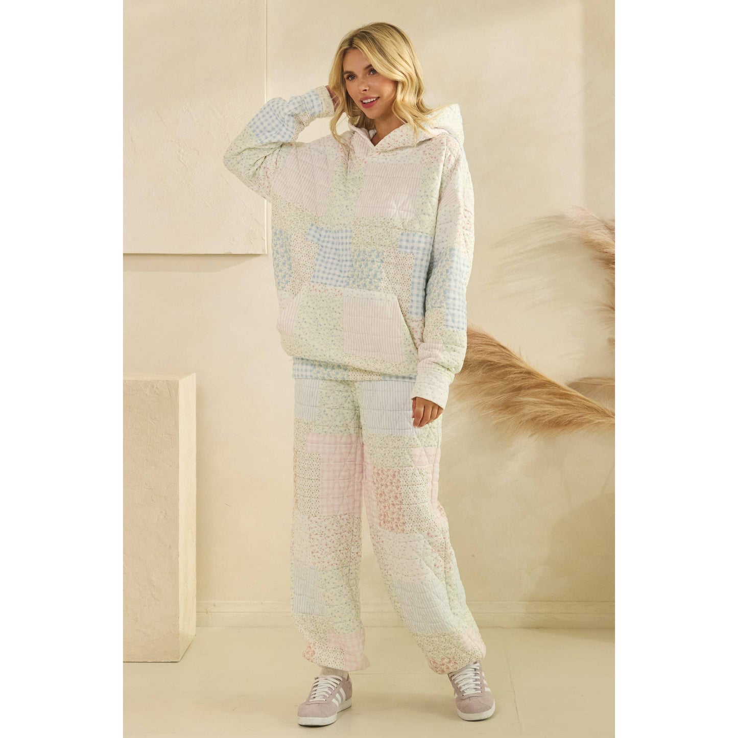 Cottage Core Quilted Jogger