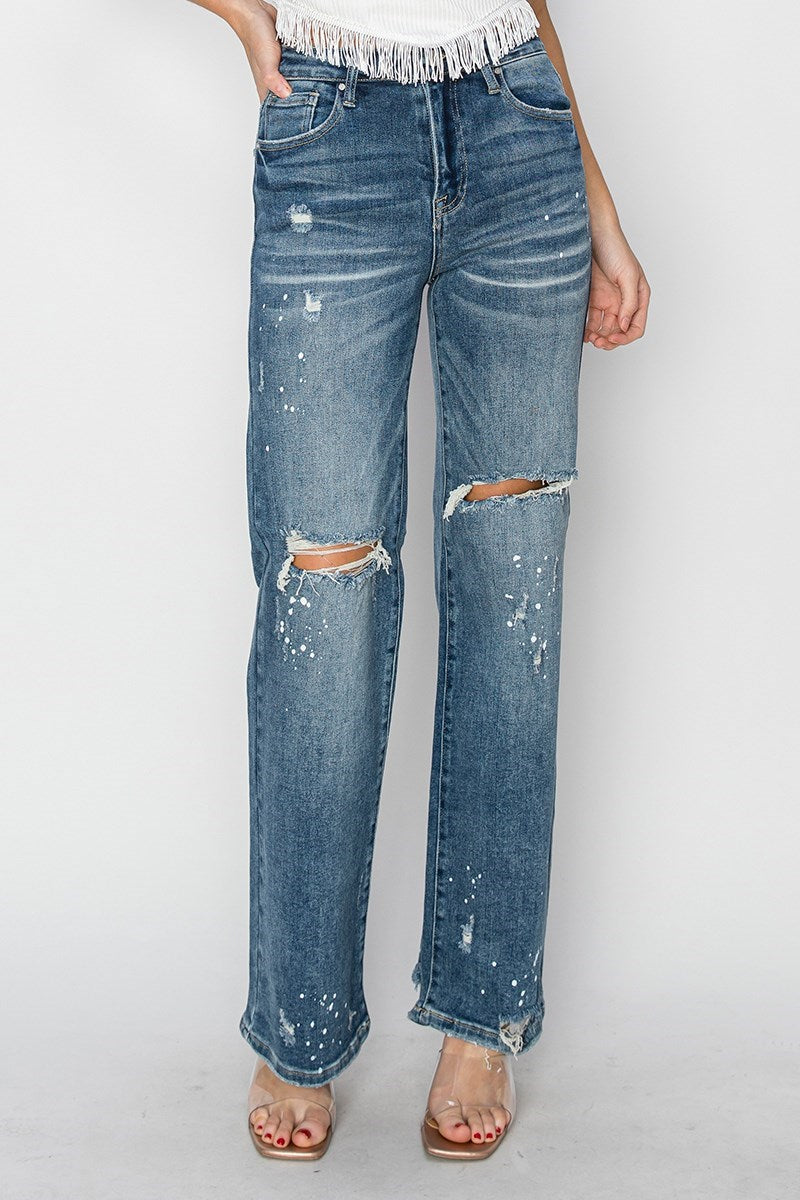 Risen High Rise Relaxed Wide Leg