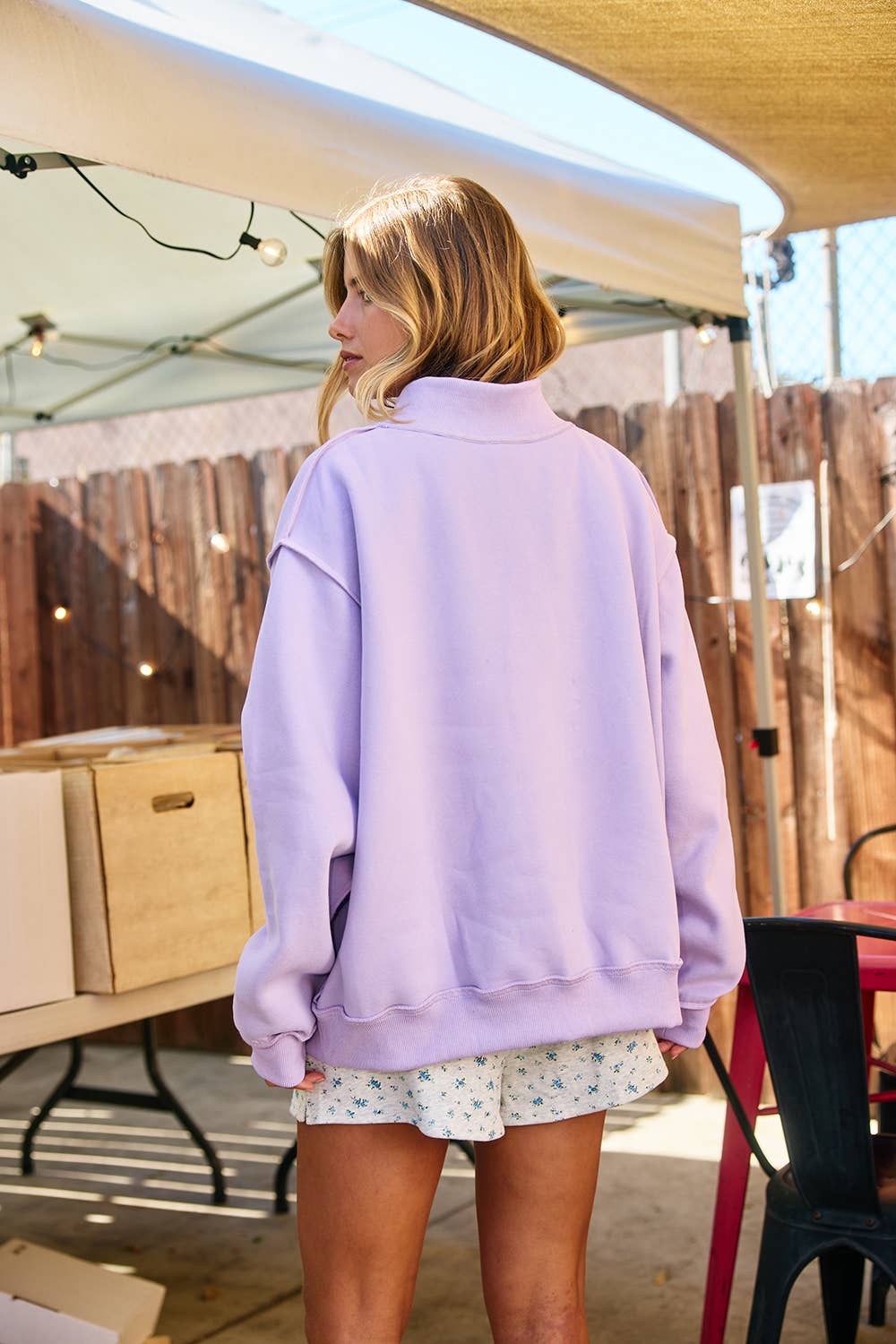 Jesus Embroidered Mock Crew