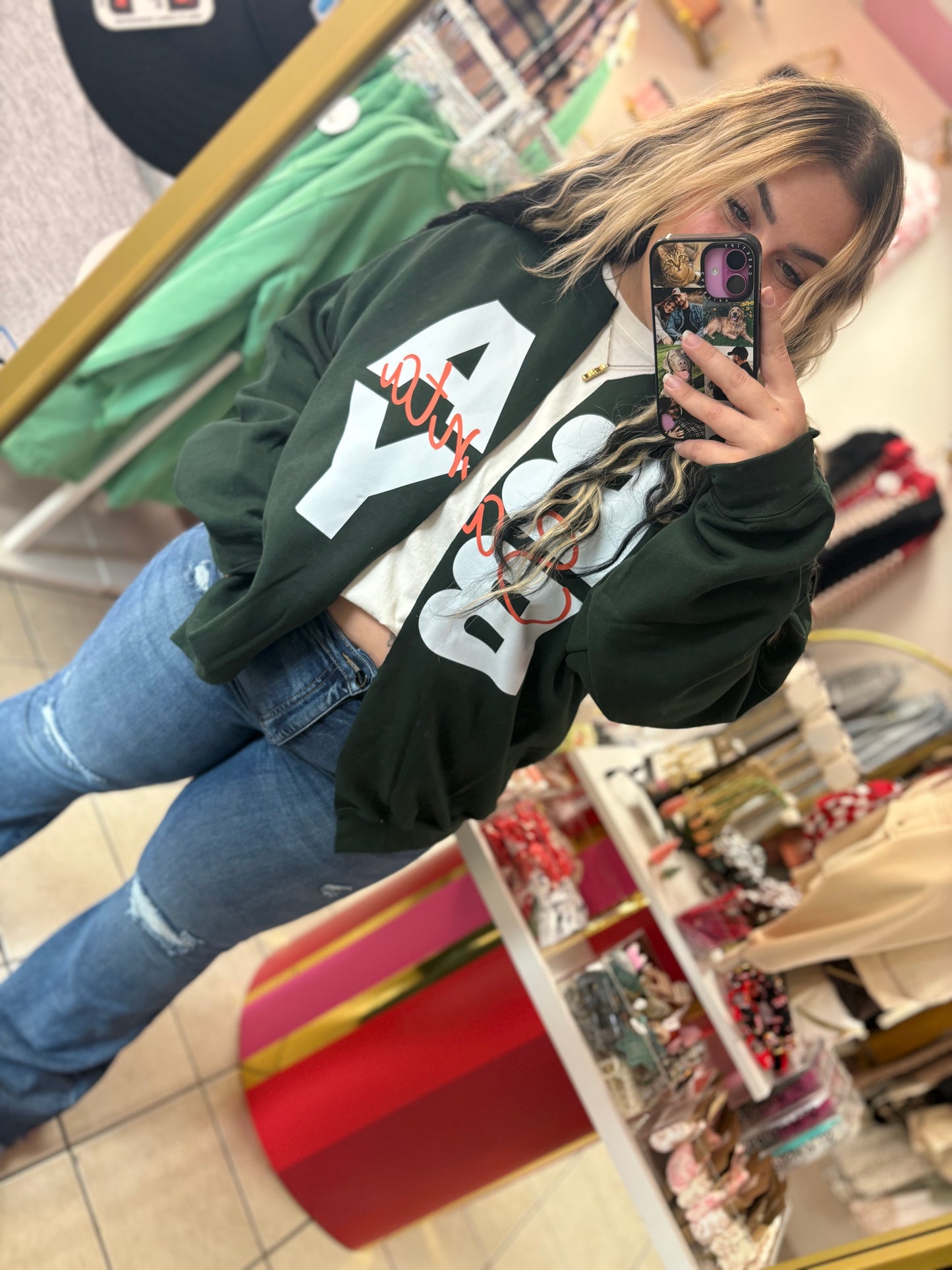 Santa Baby Cardi Graphic