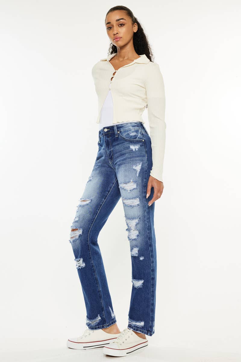 Kancan High Rise Slim Straight