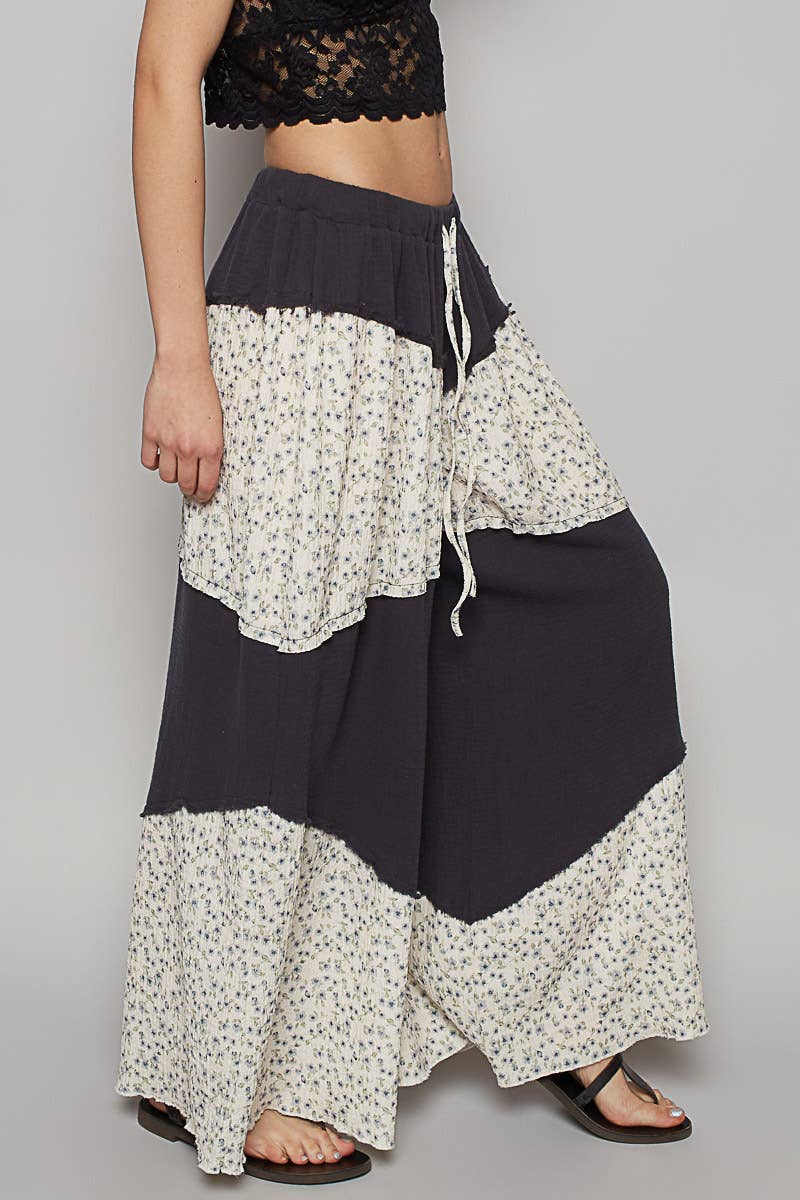 POL Ditsy Patch Wide Leg