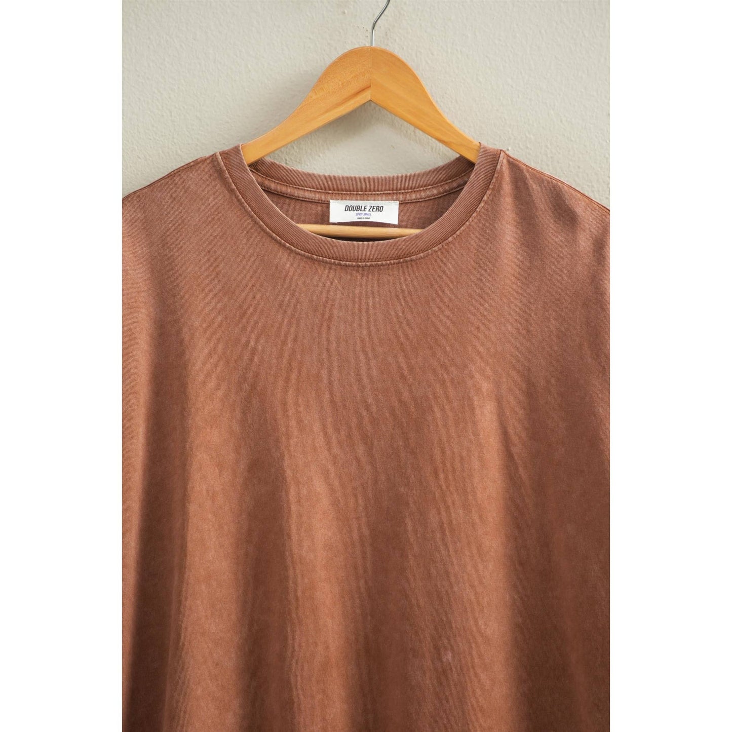 Mineral Wash Oversized Crew Neck Tee