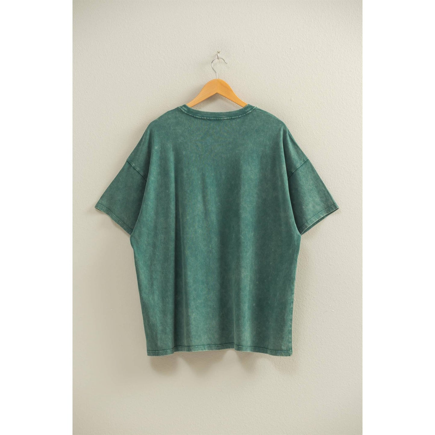 Mineral Wash Oversized Crew Neck Tee