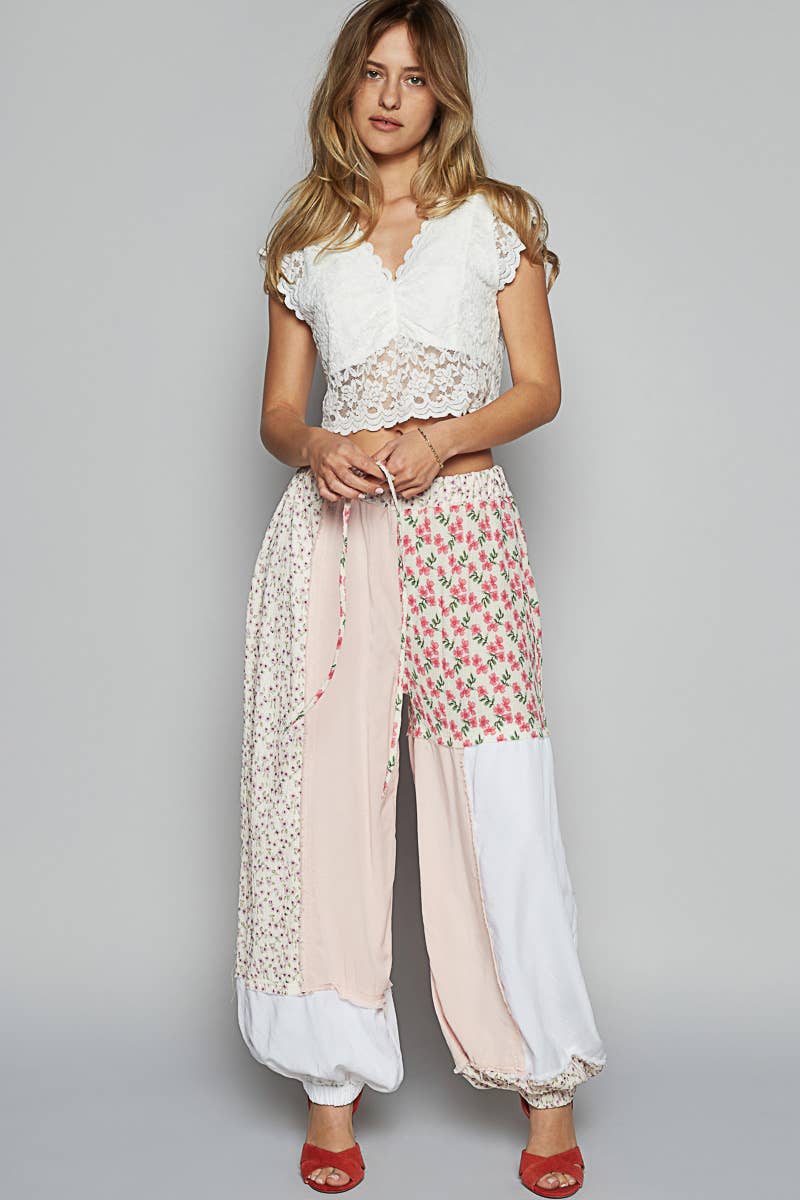Pol Vintage Patchwork Jogger