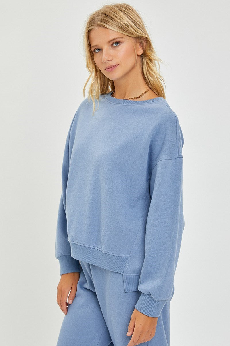 Risen Oversized Step Hem Sweatshirt