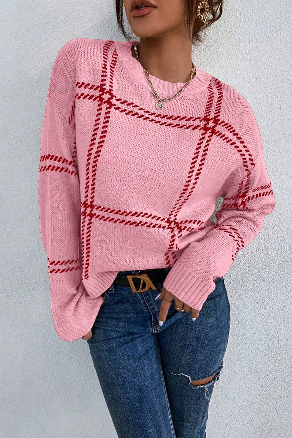 Sweetheart Drop Shoulder Sweater
