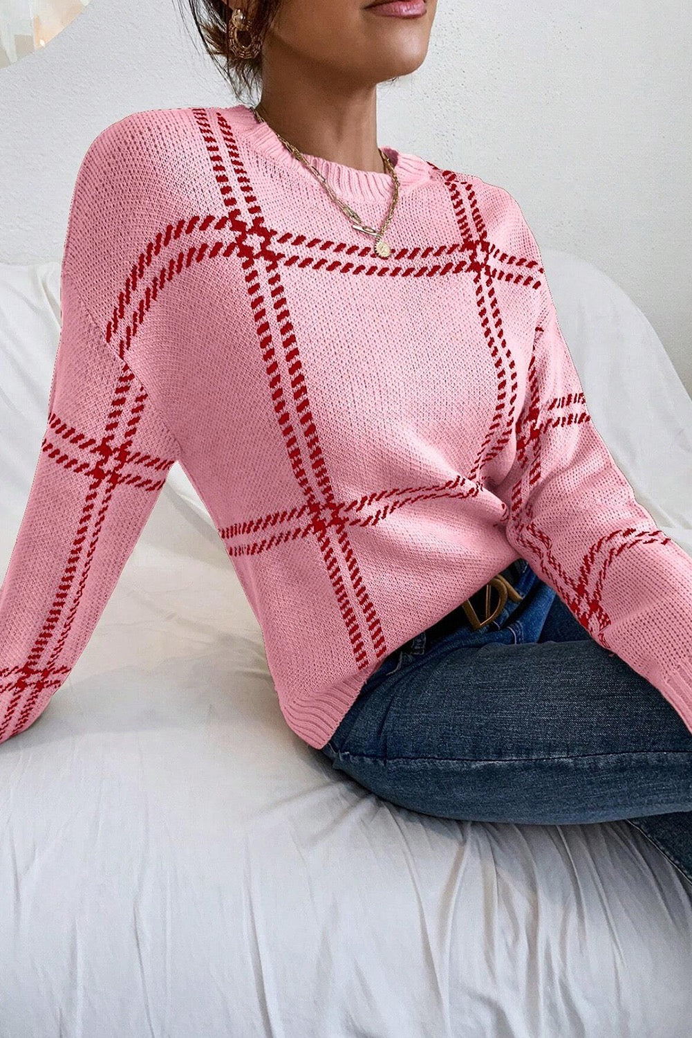 Sweetheart Drop Shoulder Sweater