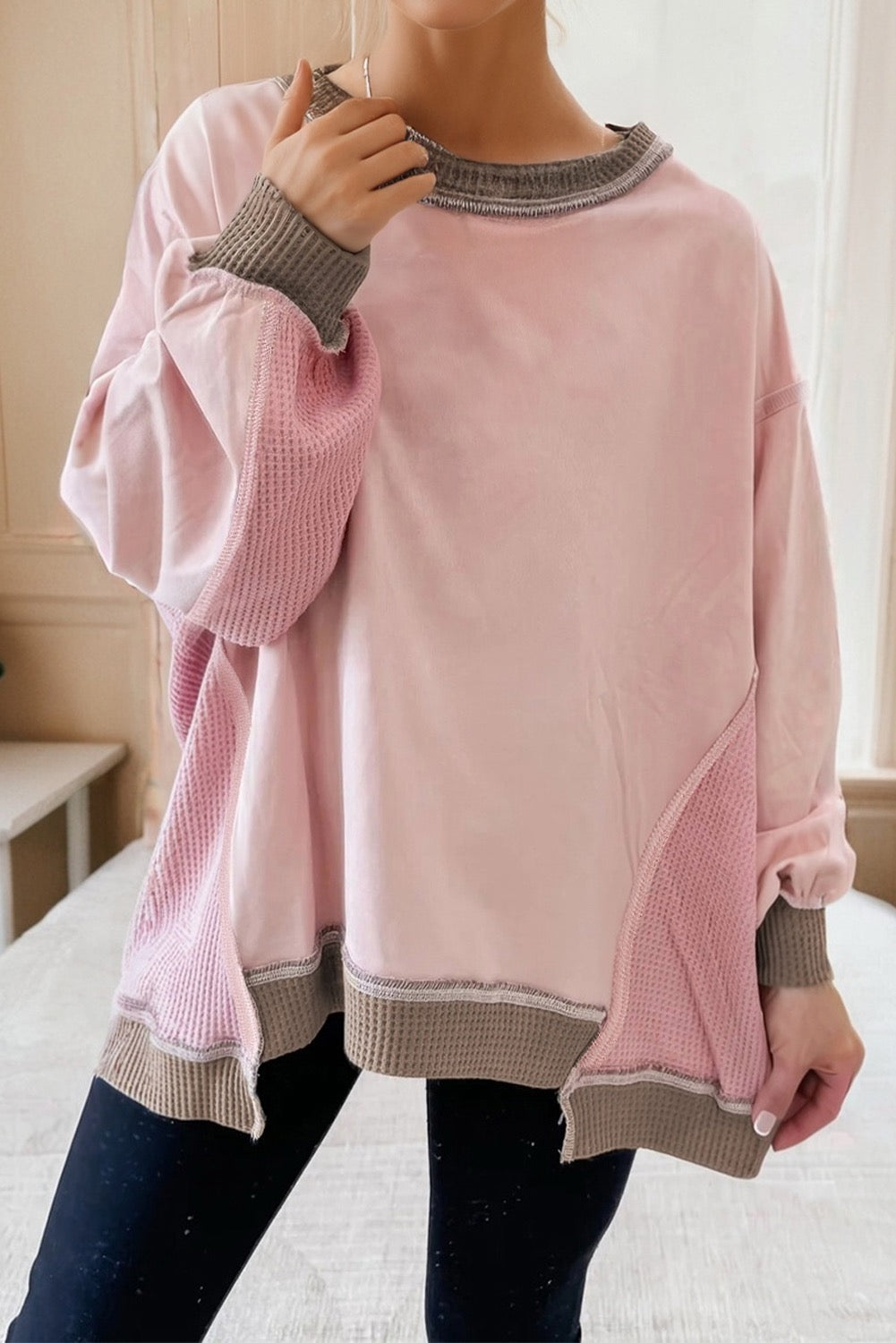 Bubblegum Waffle Sweatshirt
