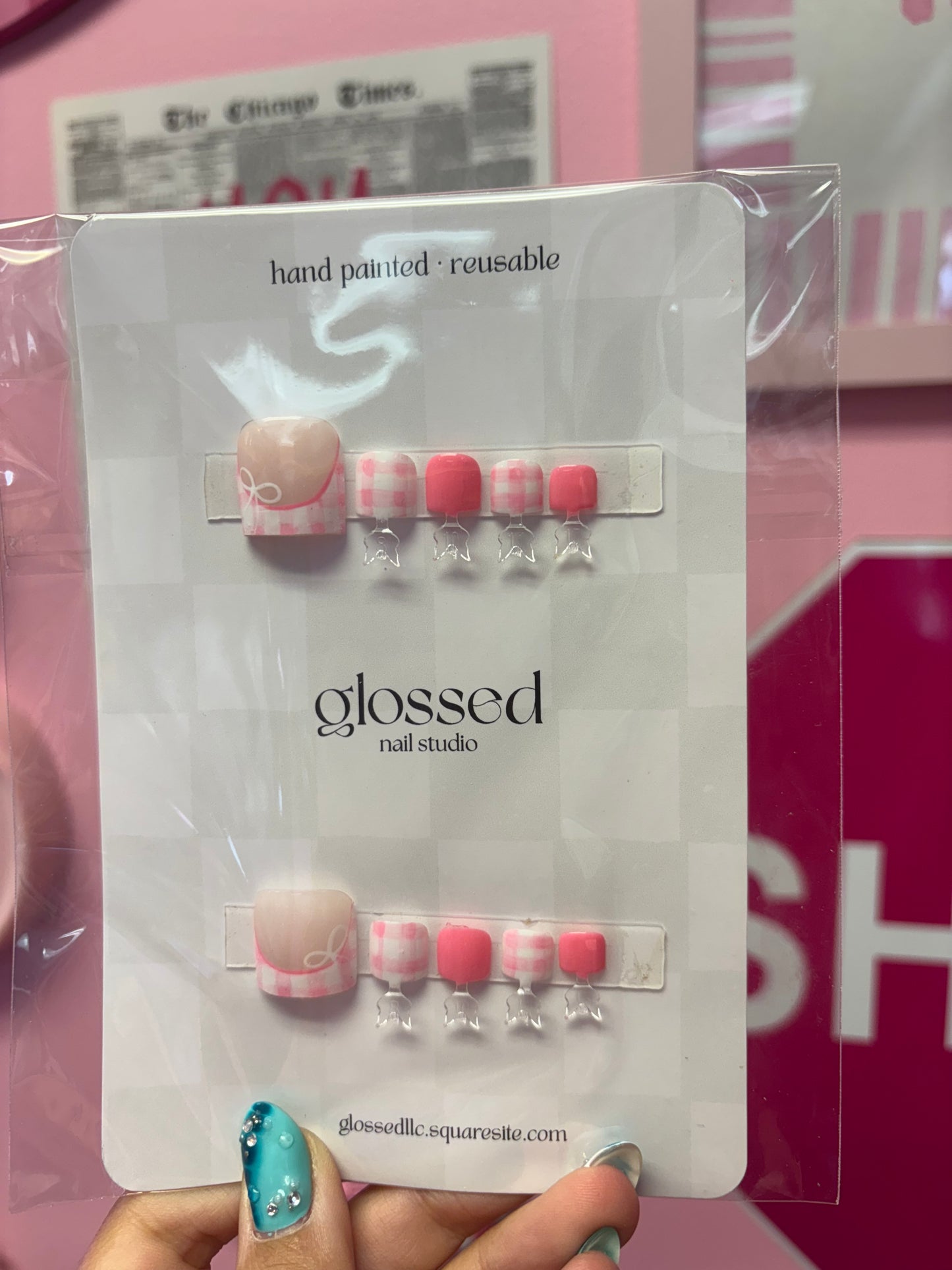 Press On’s By Glossed-Toes