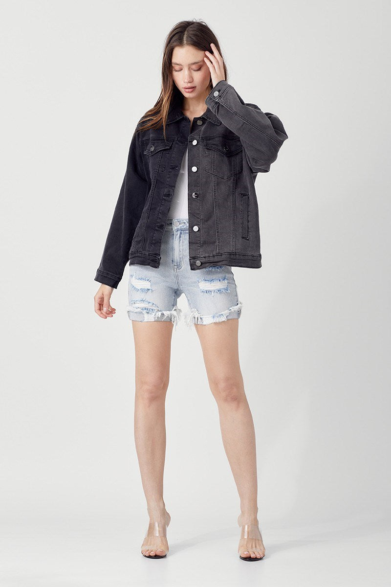 Risen Two Tone Denim Jacket