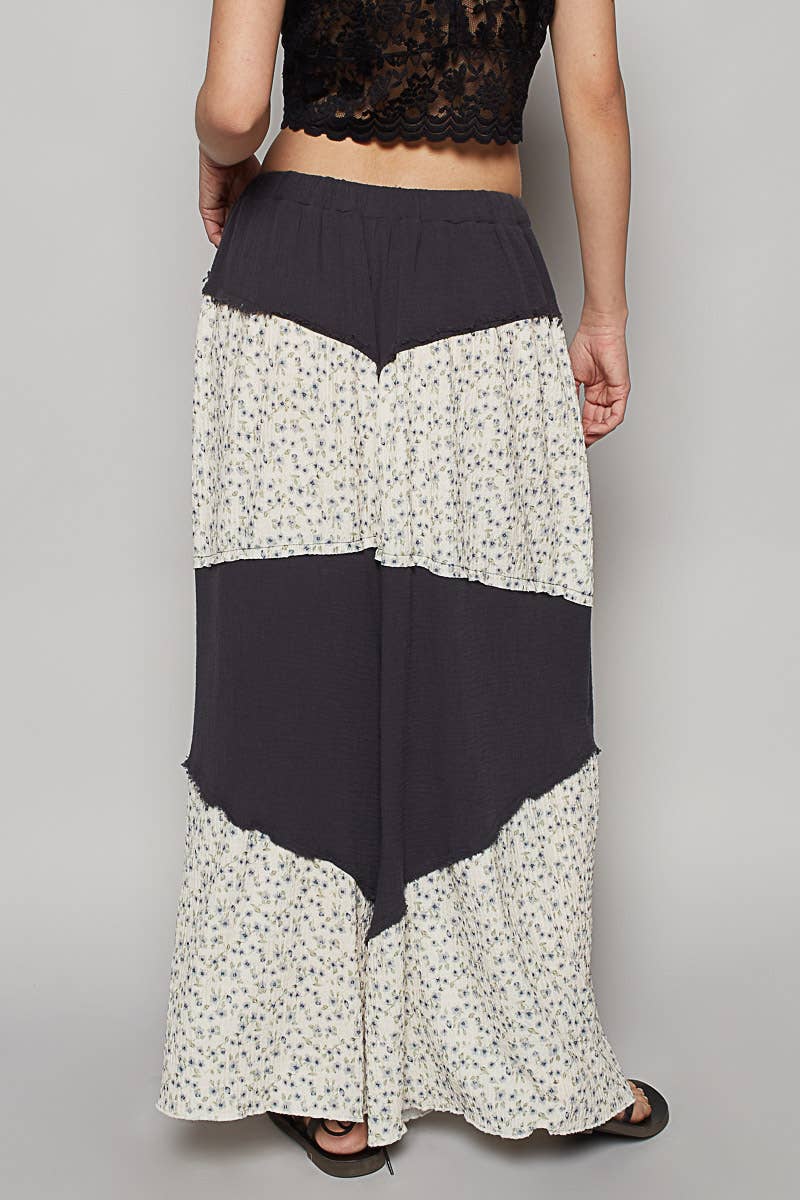POL Ditsy Patch Wide Leg