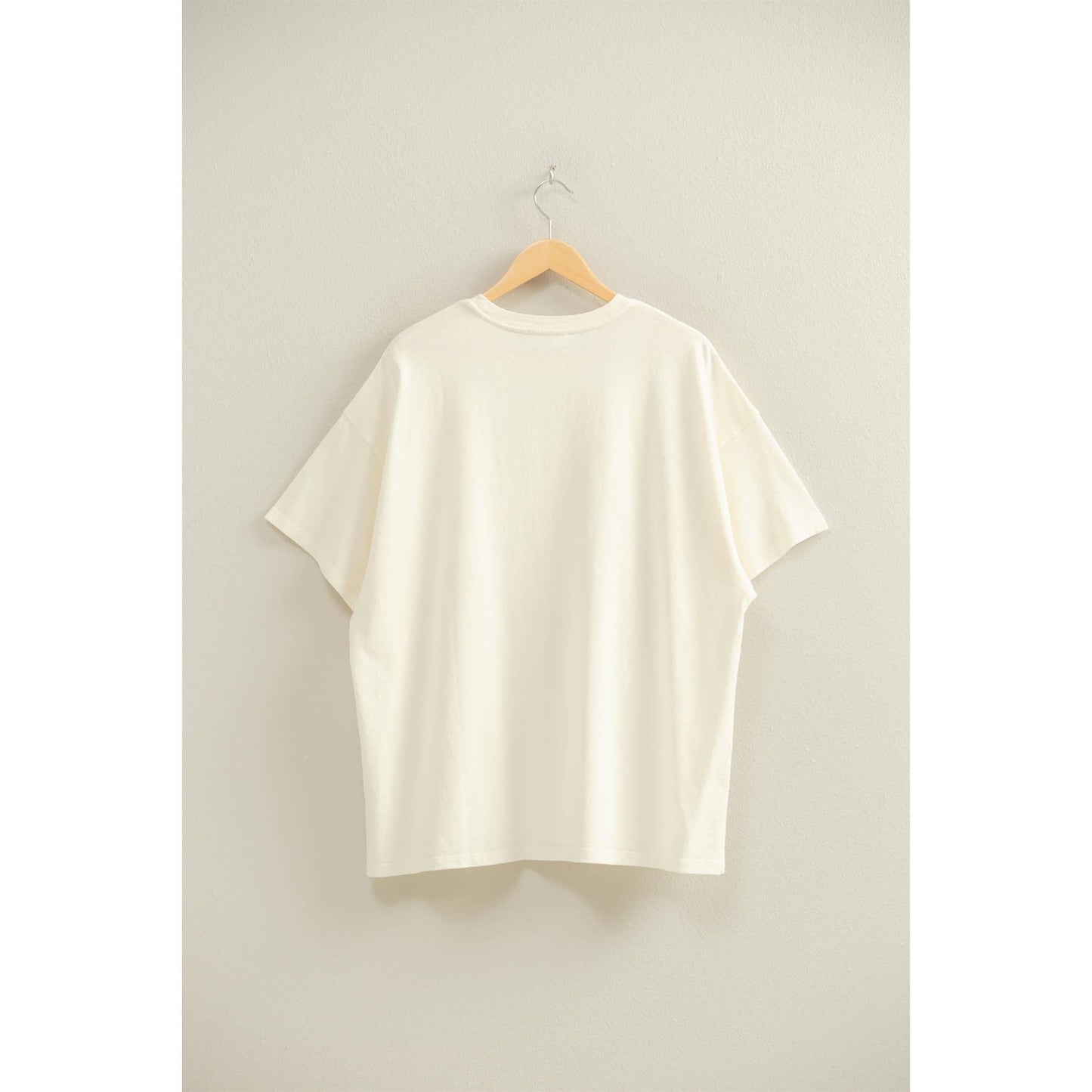 Mineral Wash Oversized Crew Neck Tee