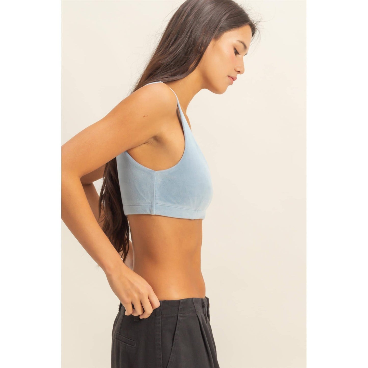 V-Neck Crop Bralette Top