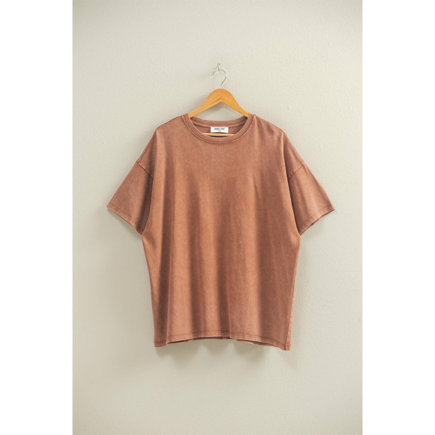 Mineral Wash Oversized Crew Neck Tee