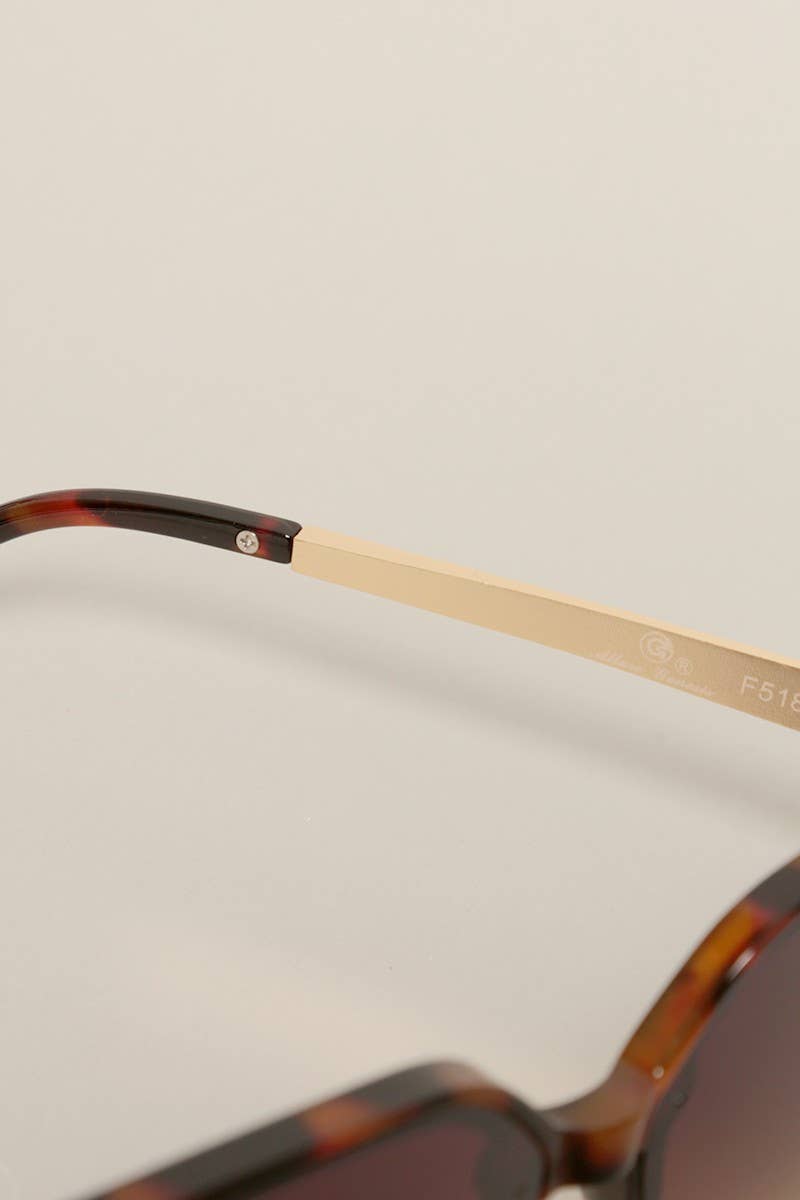 Women's Rectangular Shape Oversized Sunglasses