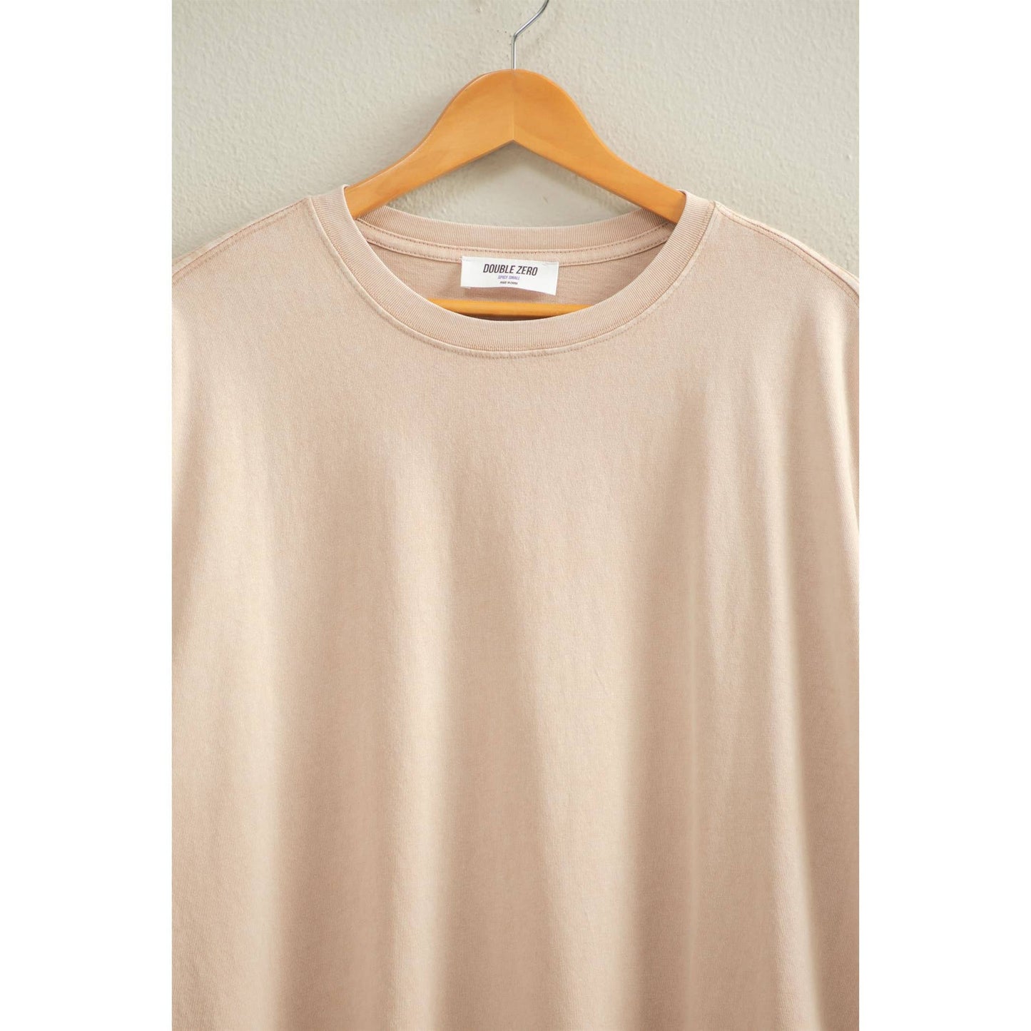 Mineral Wash Oversized Crew Neck Tee