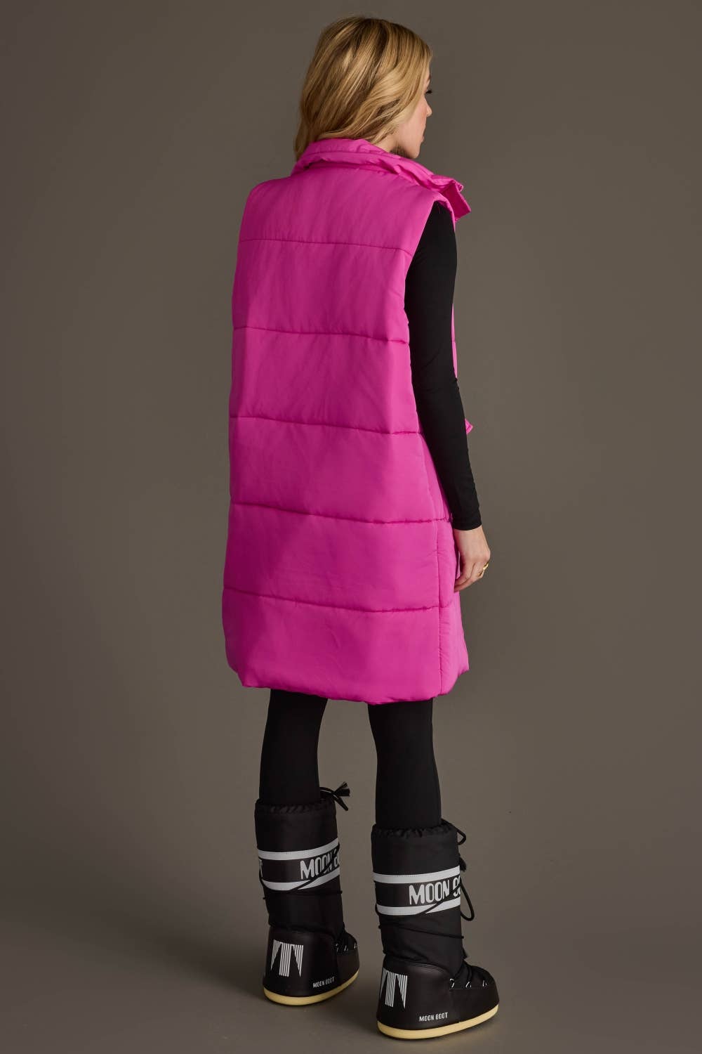 Fuchsia Long Vest