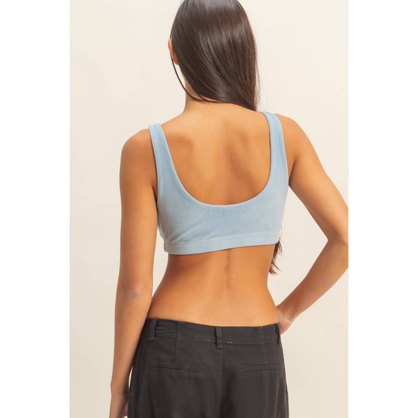 V-Neck Crop Bralette Top