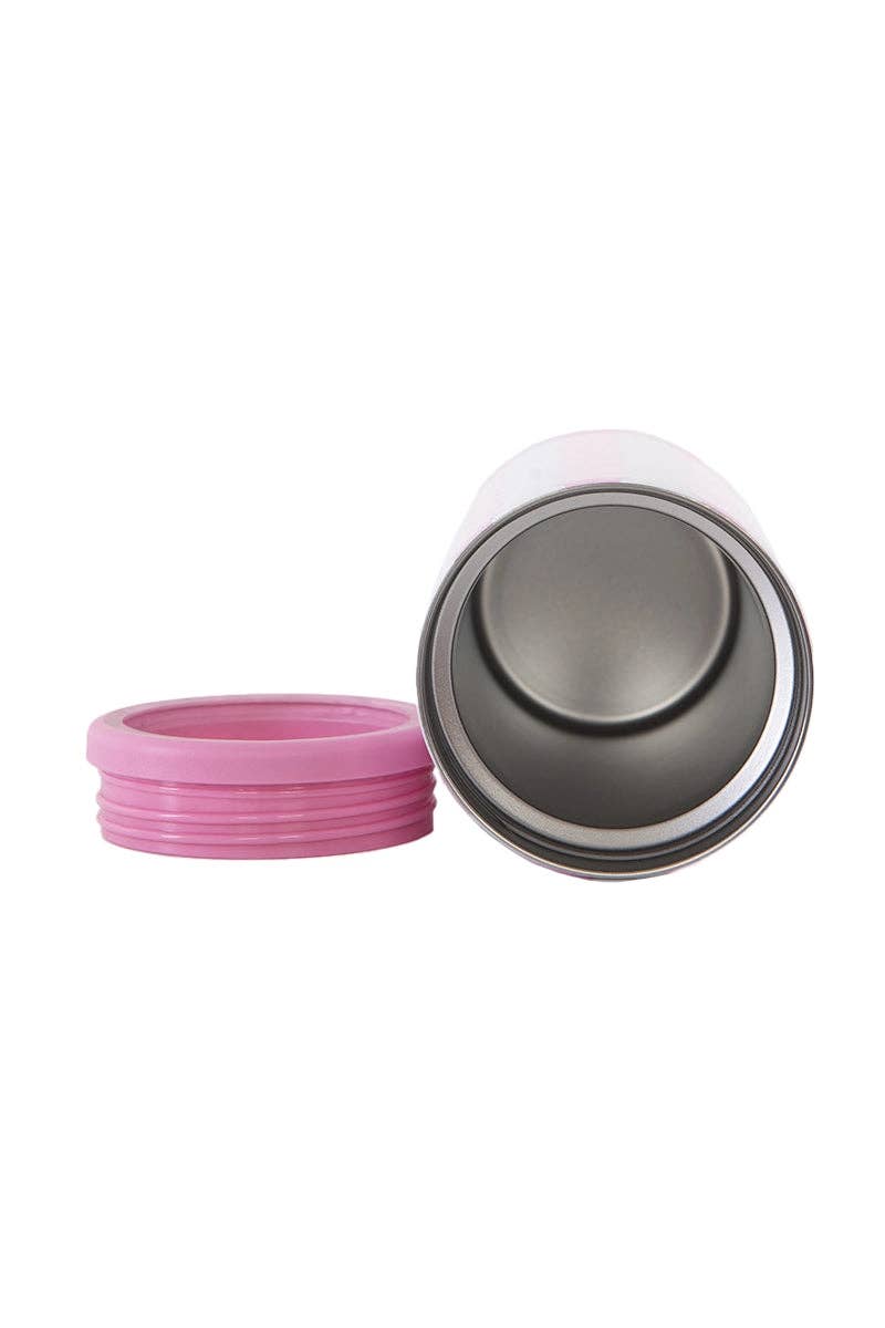 Light Pink Scalloped Wholesale Slim Can Cooler