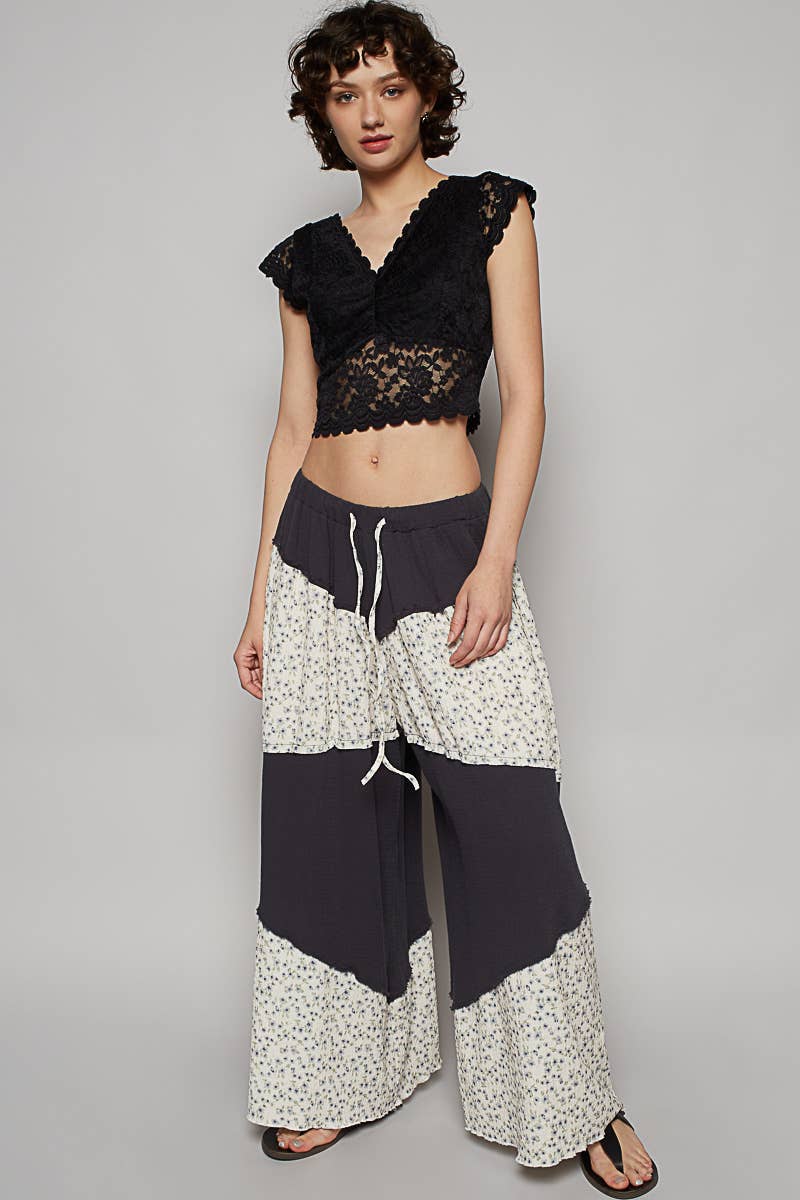 POL Ditsy Patch Wide Leg