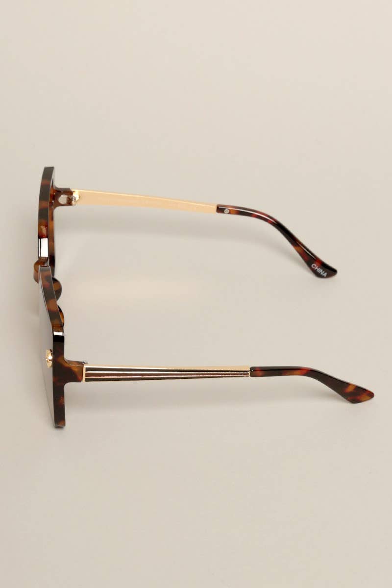 Women's Rectangular Shape Oversized Sunglasses