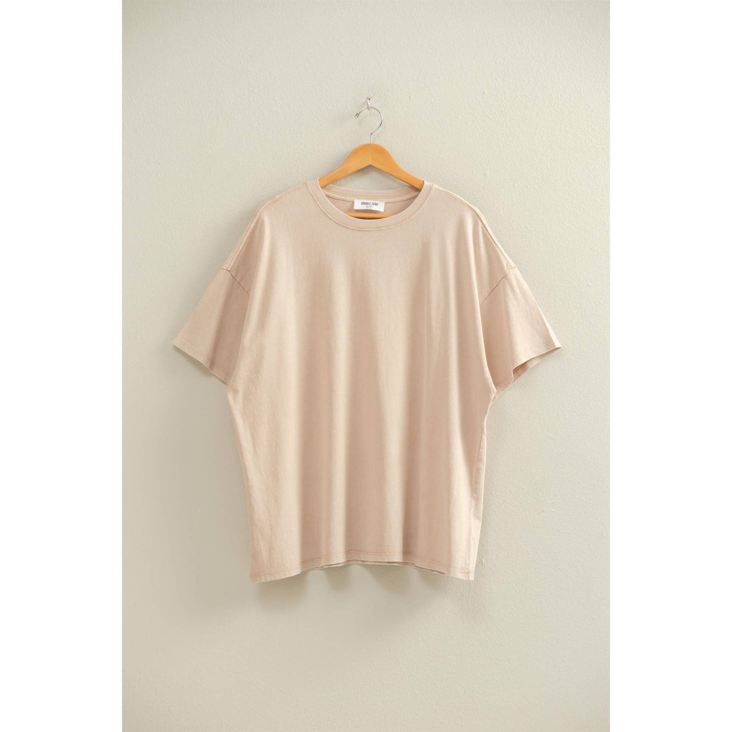 Mineral Wash Oversized Crew Neck Tee