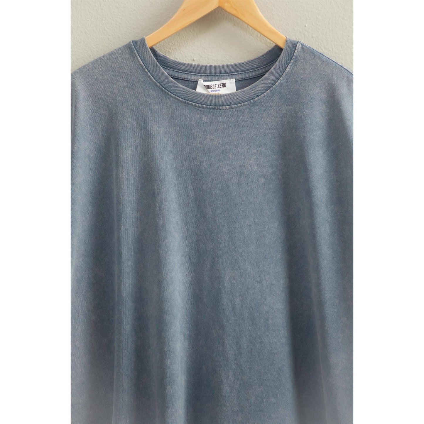Mineral Wash Oversized Crew Neck Tee