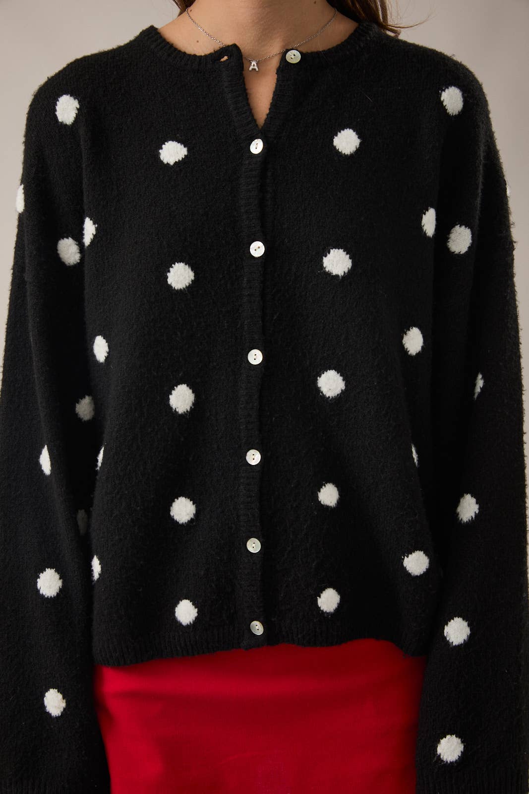 Sweet Pea Polka Cardi