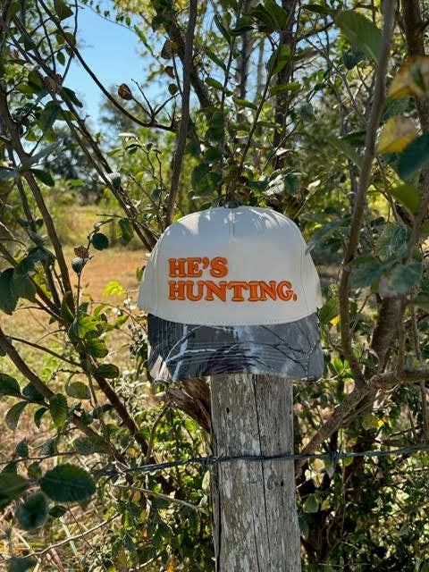 HE'S HUNTING CAP