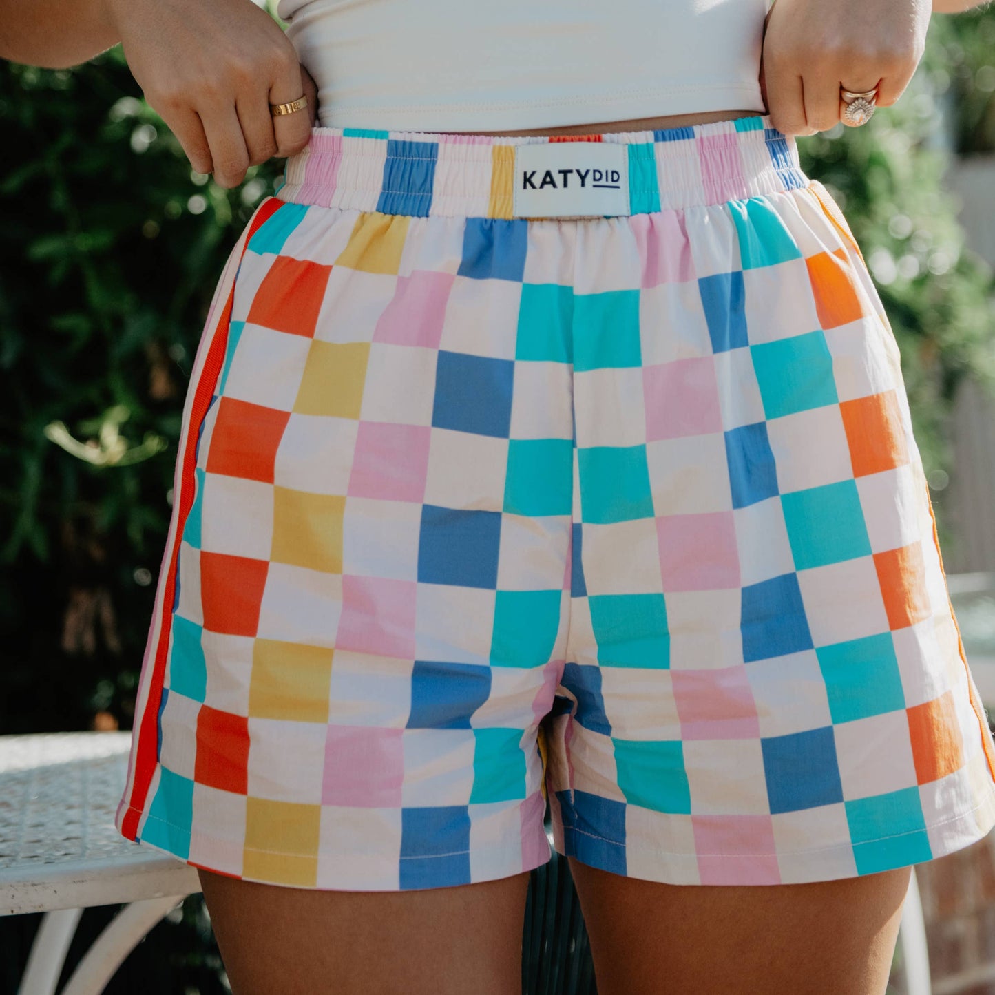 Multicolored Checker Boxers