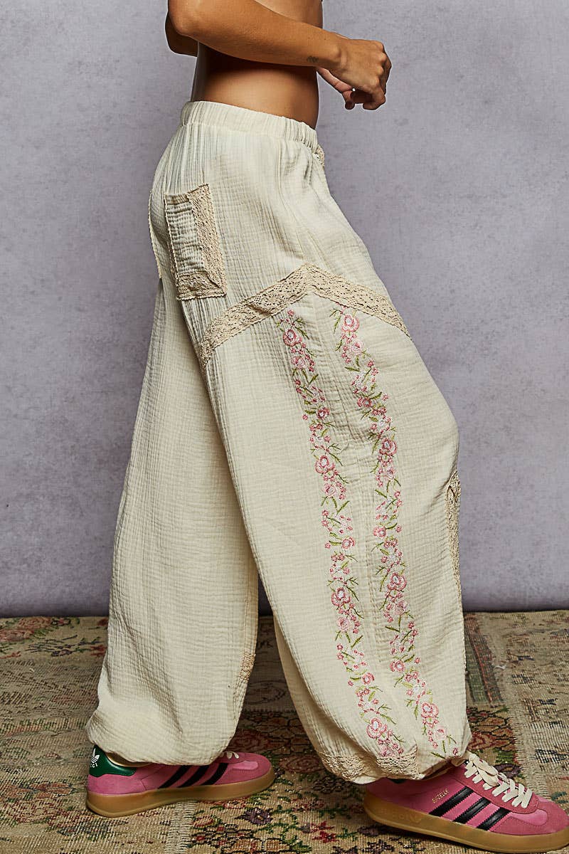 POL Embroidery Jogger Pants