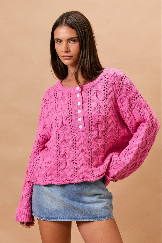 Marina Cable Knit Sweater