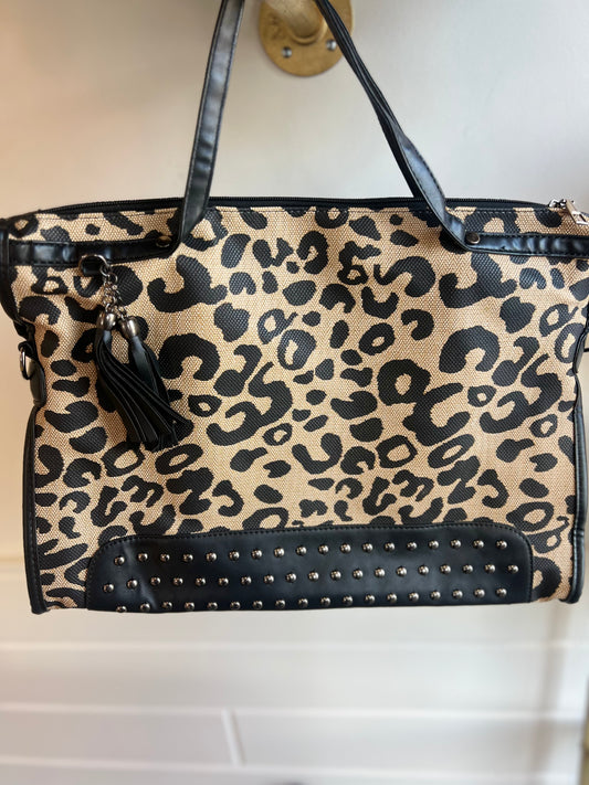 Safari Studded Tote Bag